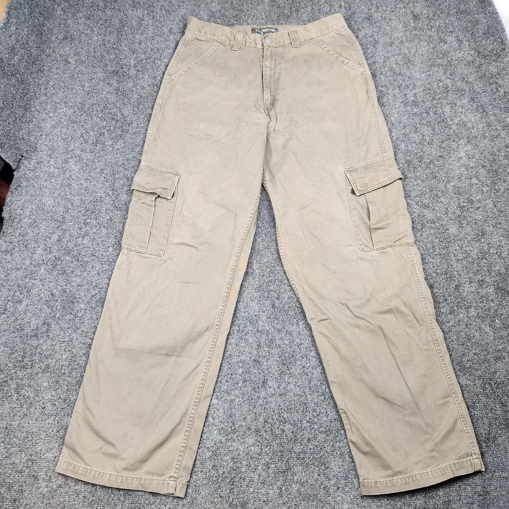 Vintage Levis SilverTab Cargo Pants Mens 36x30 Khaki Beige‎ Utility Pockets 90s